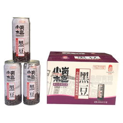小崗本色黑豆谷物飲品500mlx12罐 健康飲品新選擇，與化肥銷售無關(guān)